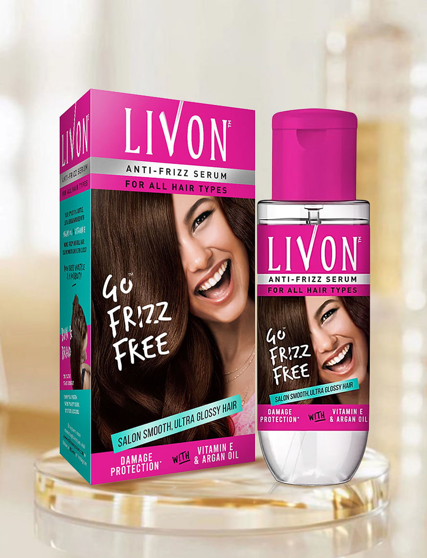 Serum For Frizz Free Smooth Hair Size 20 Ml By Livon 7907